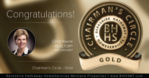 Cindi Hayne is in the top 2% of all Berkshire Hathaway HomeServices agents across the USA